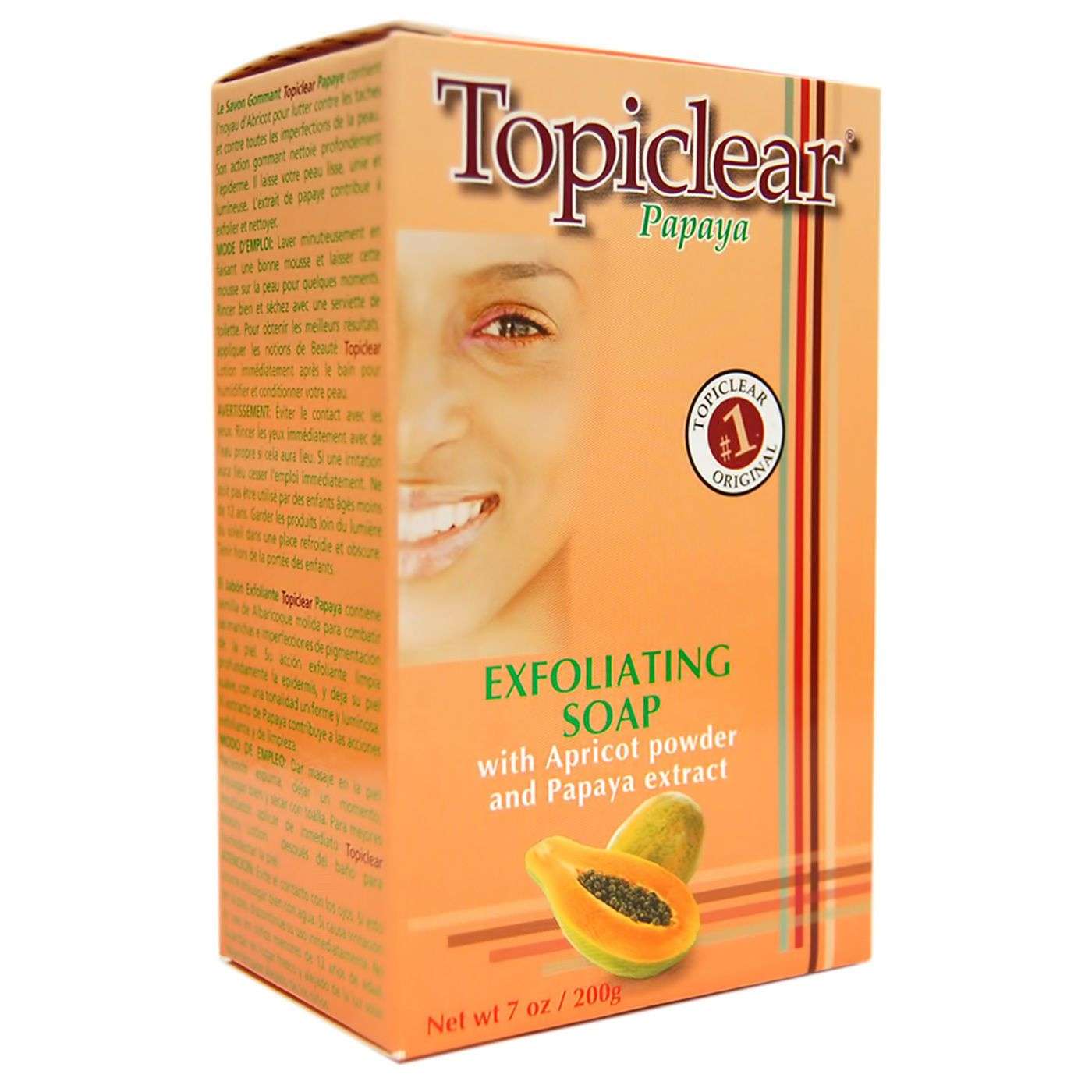 TOPICLEAR PAPAYA SOAP [EXFLO]