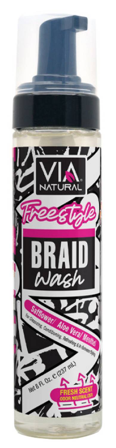 VIA FREE STYLE BRAID FLEX WASH FOAM/GO
