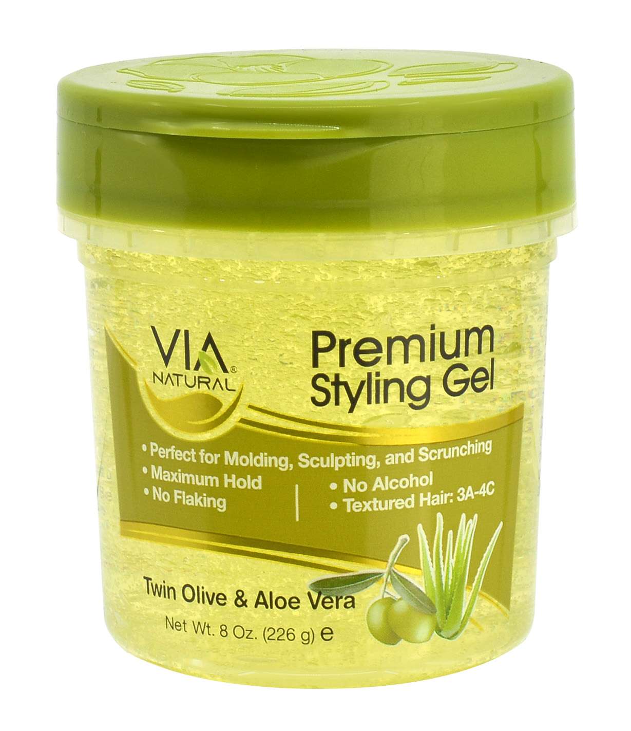 VIA PREM STYLING GEL TWIN OLIVE/ALOE