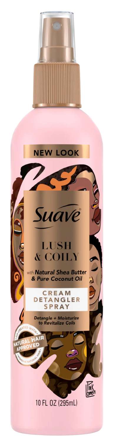 SUAVE LUSH/COILY DETANGLING SPRAY