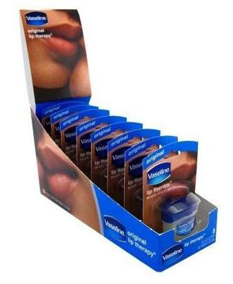 VASELINE LIP JAR ORIGINAL 8/PK