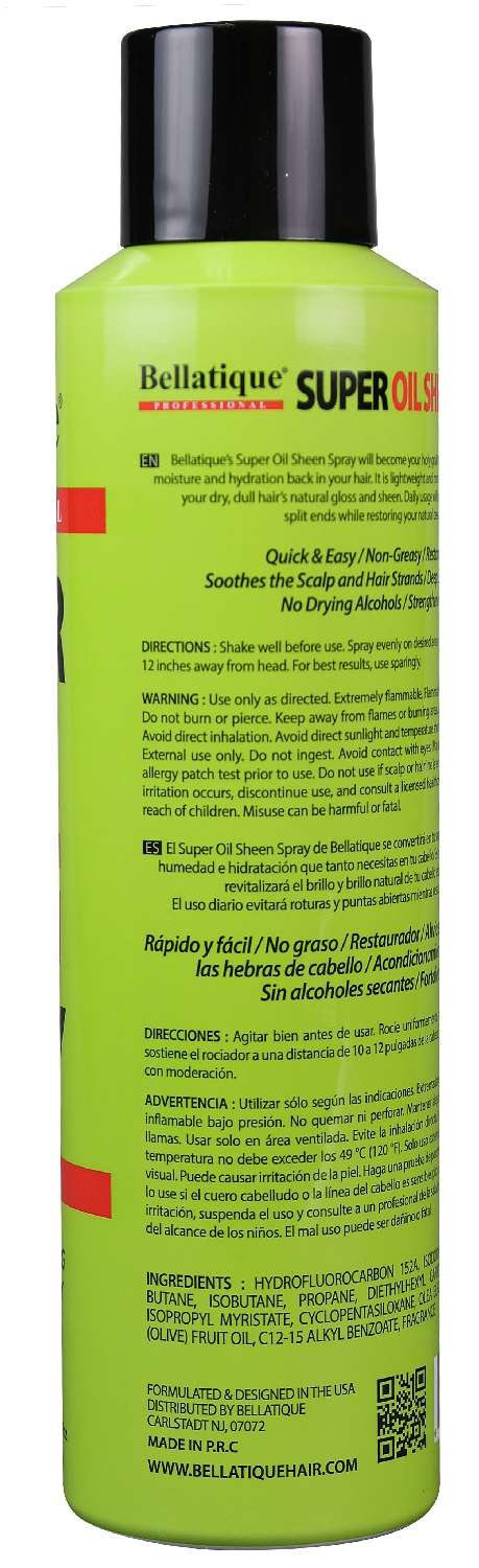 Ingredient List - Left / Top