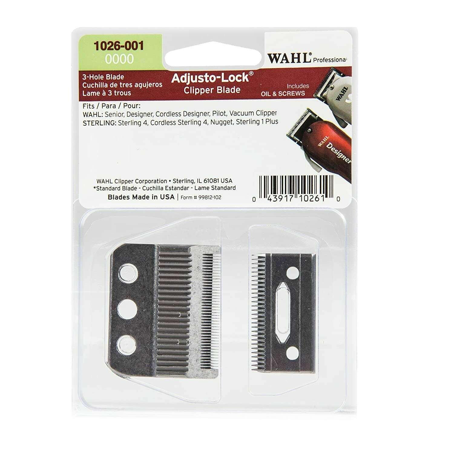 WAHL BLADE DESIGNER/SENIOR