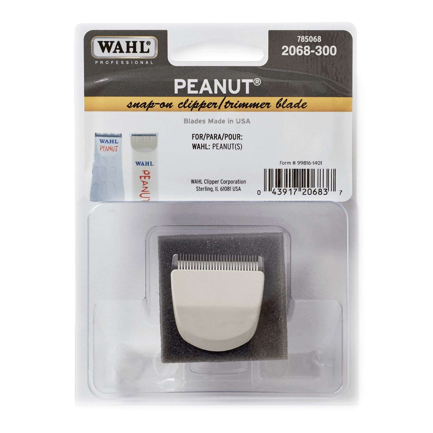 WAHL BLADE PEANUT SNAP-ON