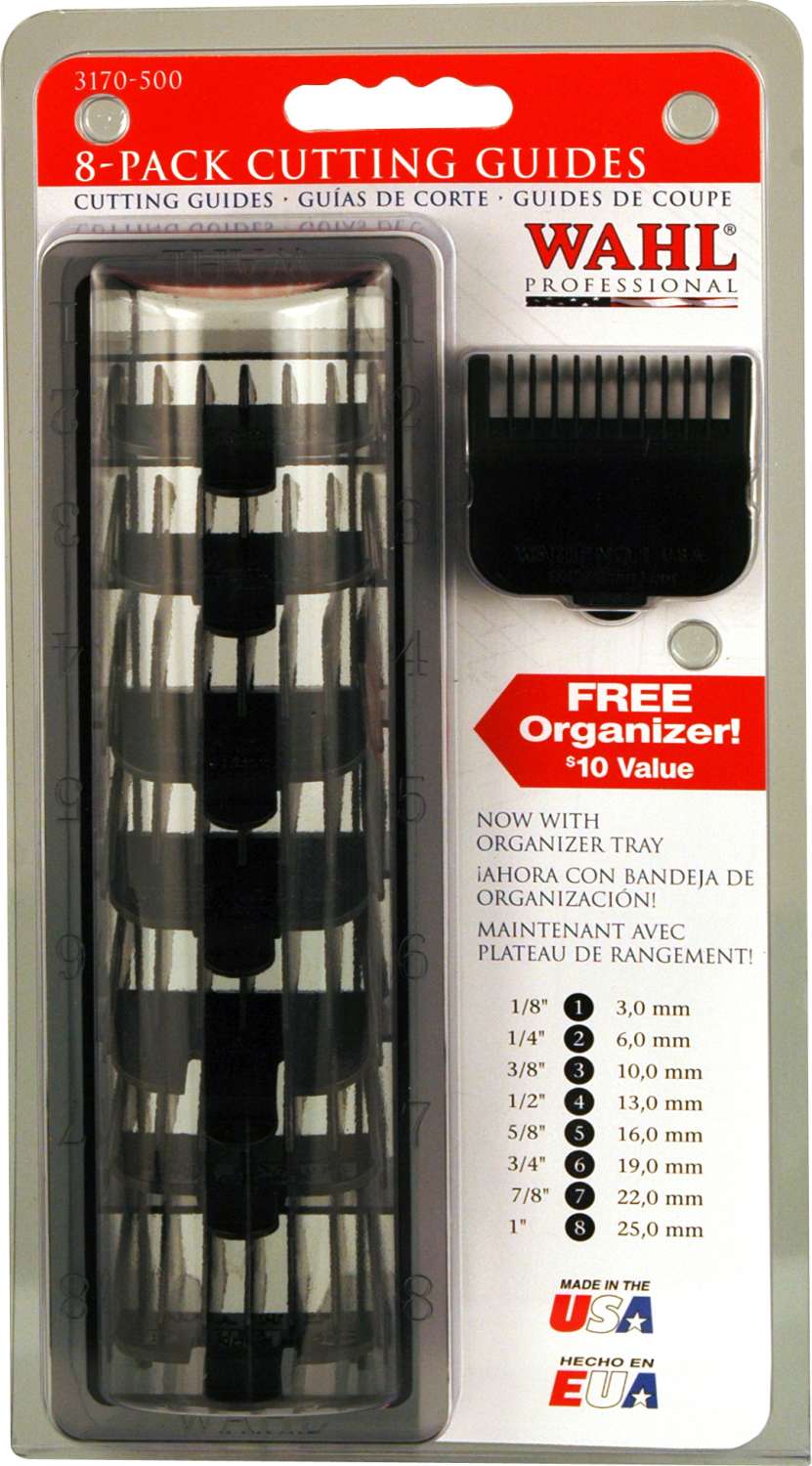 WAHL ATT COMB PLASTIC #1-8